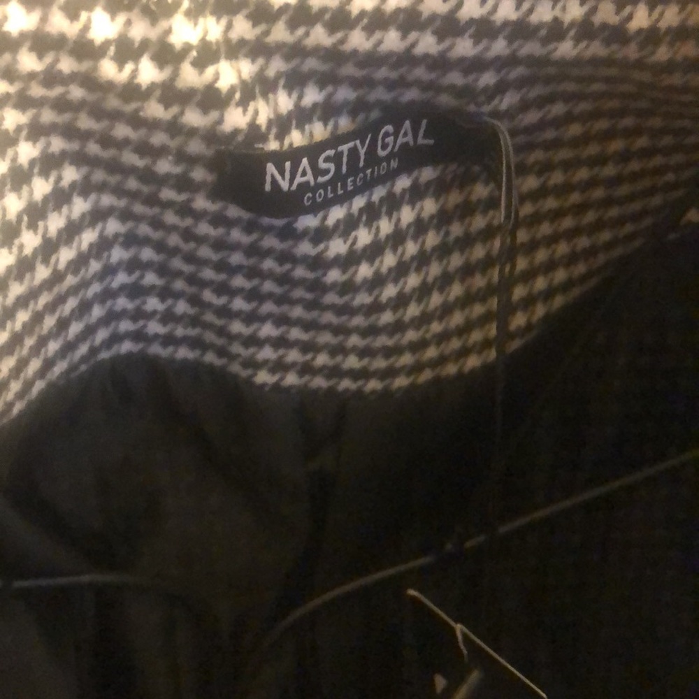 Nasty gal houndstooth coat - Picture 6 of 10